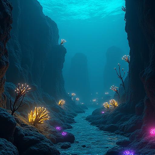 VR体験「Dive Deep」の深海のシーン